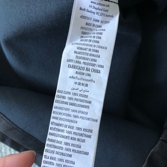 Cotton On Women’s Black Pleather Mini Skirt, Size 8 /S, Vegan Leather, New - Picture 3 of 6